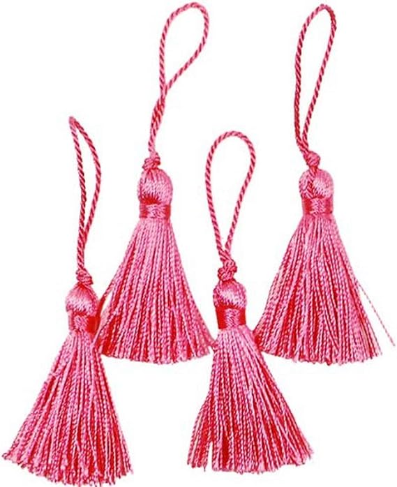 EXPO SM5970FS Mini Fiber Tassel, Fuchsia, 4-Pack
