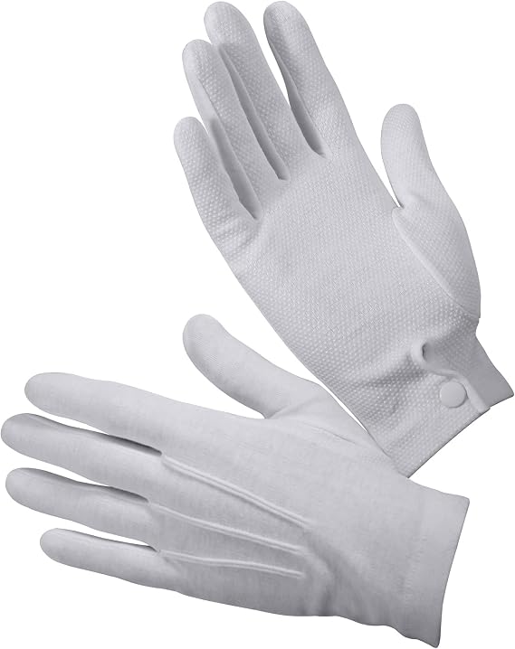 Rothco Gripper Dot Parade Gloves - Elevate Your Parade Uniform with Enhanced Grip and Comfort