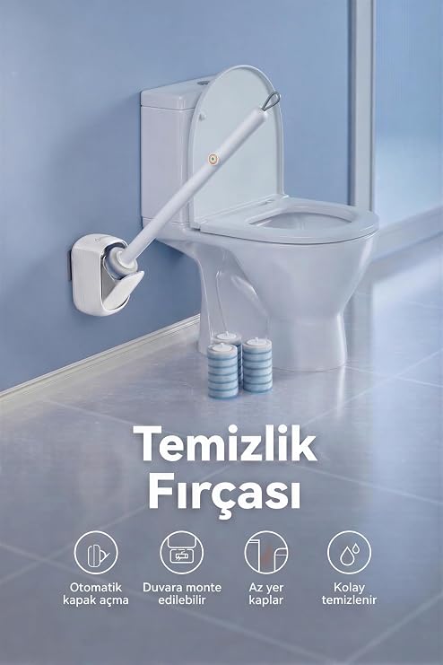 Toilet Brush - New How, Bath Brush, Toilet & Sanitary Brush, Wc Brush, Multi-Purpose