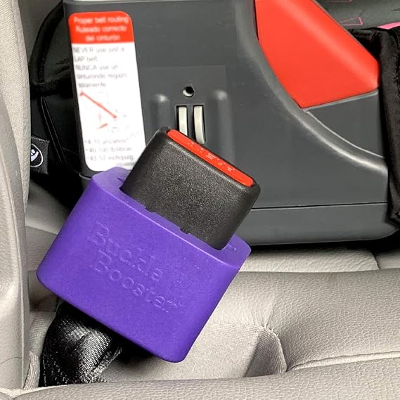 Buckle Booster for Car Seat Belt - Raises Your Seat Belt For Easy Reach - Stop Fishing for Buried Seat Belts - Stands Up Receptacle for Better Buckling (1)