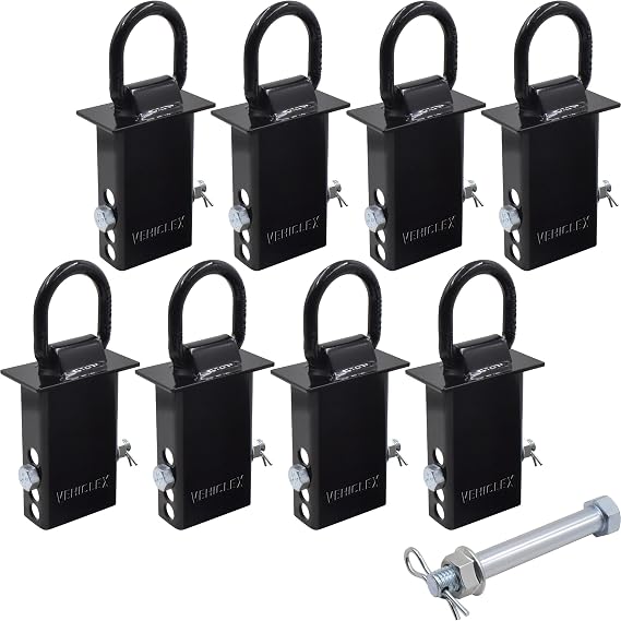 Vehiclex Galvanized Stake Pocket D Ring Anchors for Flatbed Trailers