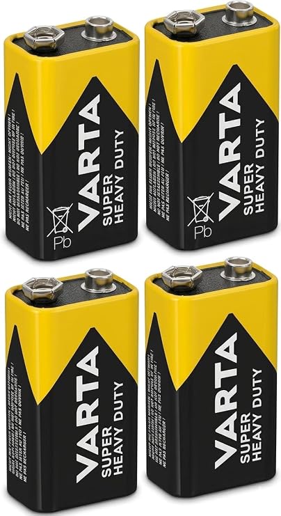 Varta Super Heavy Duty 9v Pİl - 4'lÜ Ekonomİk Paket