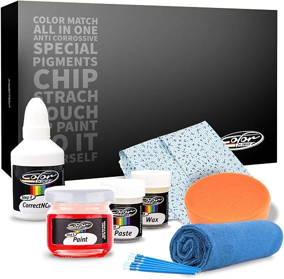 Color N Drive for Citroen Automotive Touch Up Paint - AC605 - Bleu Monte Carlo - Paint Scratch Repair, Exact Match - Basic