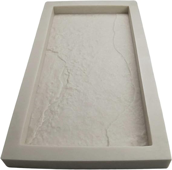 Stone Veneer Rubber Molds for Concrete, Rustic Paver Mold, 24" L x 12" W x 1.5" D