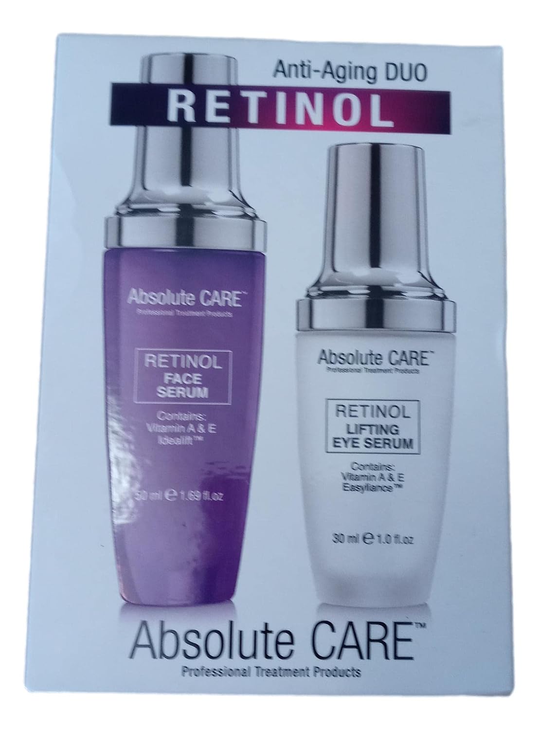 JJlivingJJlivingAbsolute Care Anti-Aging Duo Retinol Face Serum 50 ml Lifting Eye Serum 30 ml