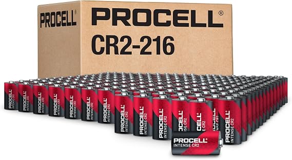 PROCELL CR2 3V Lithium Batteries, 216-Count Bulk Pack for Pro Devices