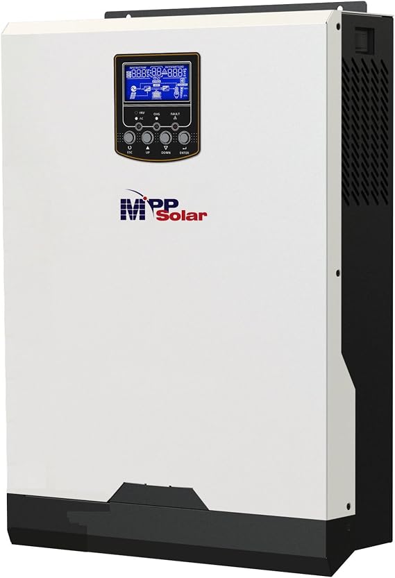 2400w Pure Sine Wave Power Inverter with 50A PWM Solar Charger DC 24V AC Output 110V 120V with 60A Utility Charger 50HZ or 60HZ