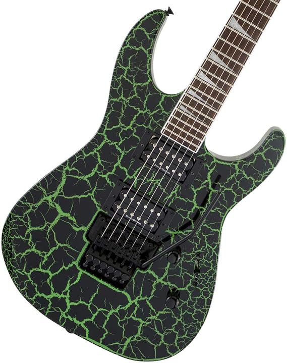 Jackson X Series Soloist SLX Crackle Electric Guitar (Green Crackle)