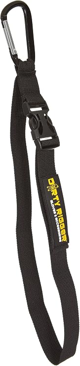 Dirty Rigger Gaffer Holder - Multi-purpose Tool Holder - Black Aluminium - 70cm Circumference