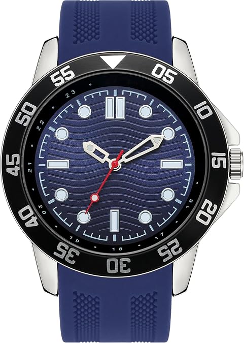 NUOVO Watch Mens Wrist Watches for Men Sports Watch Silicone Rubber Strap Watch Waterproof Watch Easy to Read Casual Watch
