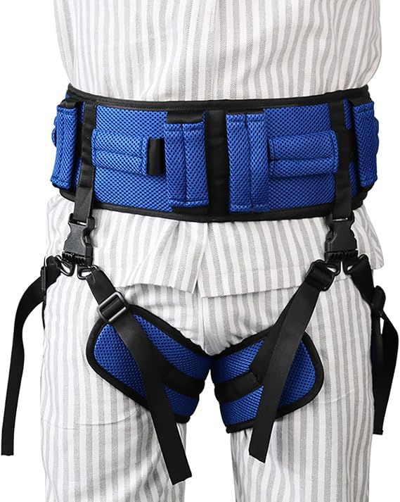 Gait Belt Walking Transfer Belt with Leg Loops Physical Therapy Medical Nursing Safety Gait Assist Device,XL
