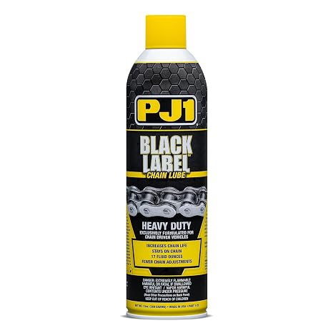 PJ1 1-20 Black Label Heavy Duty Chain Lube - 13 Ounce (Pack of 6)