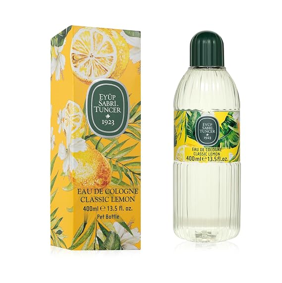 Eyup Sabri Tuncer Classic Lemon Eau de Cologne, 13.5 fl oz (400 ml)