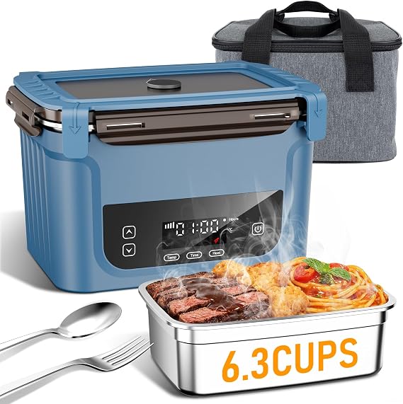 Cordless Electric Lunch Box, Heated Lunch Box Battery Powered