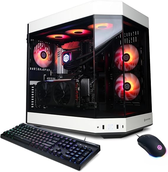 CyberPowerPC Gamer Xtreme VR Gaming PC, Intel Core i9-14900KF 3.2GHz, GeForce RTX 4070 Super 12GB, 16GB DDR5, 1TB PCIe Gen4 SSD, WiFi Ready & Windows 11 Home (GXiVR8080A37)