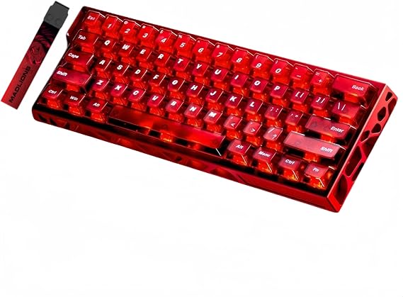 MADLIONS MAD 60HE Mechanical Gaming Keyboard Wired, Magnetic Switch Keyboards Rapid Trigger 8000Hz, Aluminum Keyboard RGB Backlit for PC Laptop