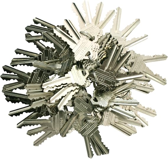 200 SC1/SC4 Compatible Pieces Precut Keys 5 Pins 50 Sets of 4 SC Keys