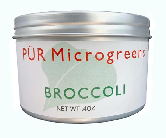 Pur Microgreens - Freeze Dried, Small-Scale US Grower Direct, 30 Servings, Broccoli