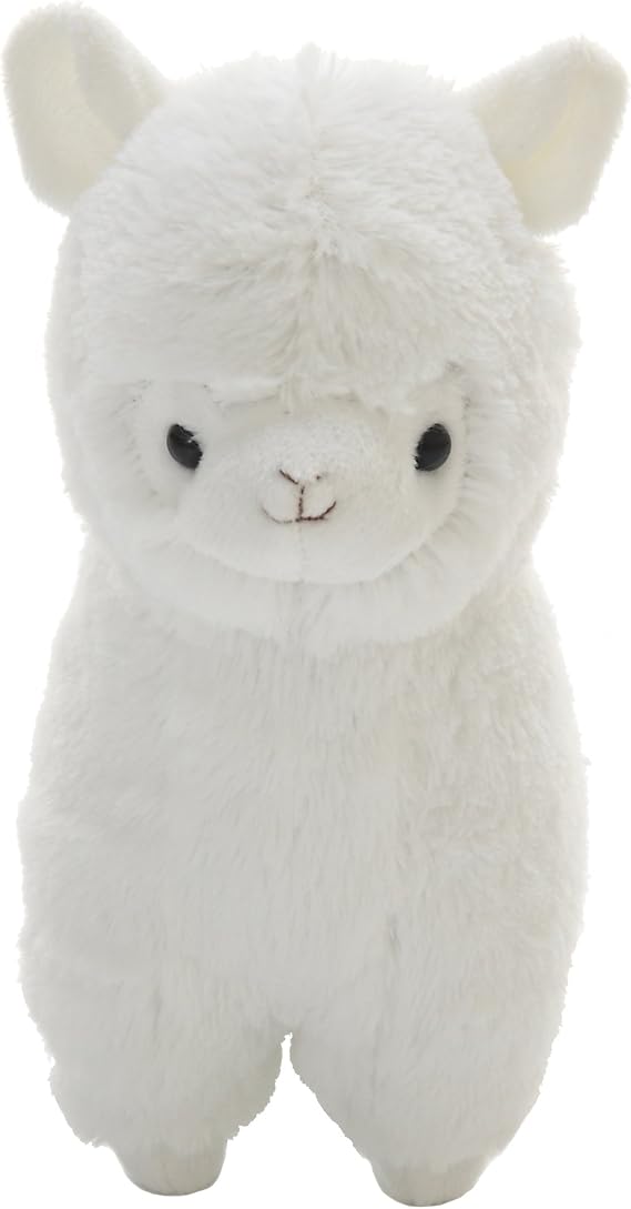 Cute Soft Stuffed Plush Bow Tie Alpaca Cushion Toy Doll Llama Lamb Toy Stuffed Animals Doll Toys,Best Birthday for The Children Kids(White)