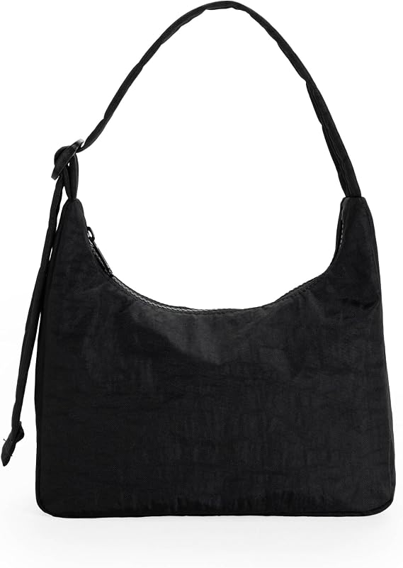 BAGGU Mini Nylon Shoulder Bag - Black