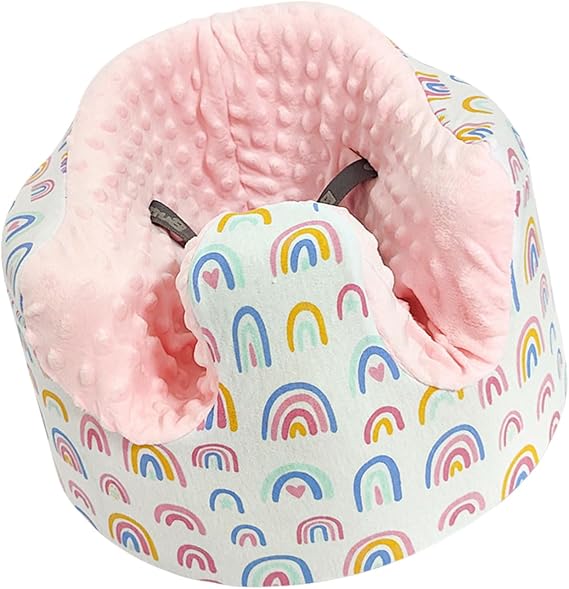 Rainbow Seats Guard Comfortable Slipcover for Bumbo Baby Seats Infant Training Chair Sleeve for Boys Girls Easy to Clean Baby Case