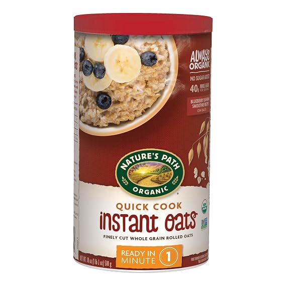 Nature's Path Organic Quick Cook Quick Cook Oatmeal, 18 oz (Pack of 1)