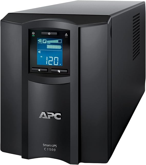 APC Smart-UPS 1500VA UPS Battery Backup with Pure Sine Wave Output (SMC1500)(Not sold in Vermont)