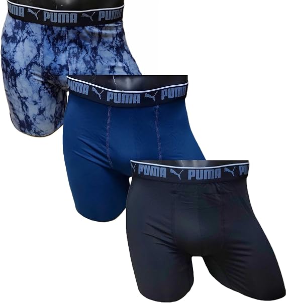 PUMA Men's 3 Pack Performance Boxer Brief