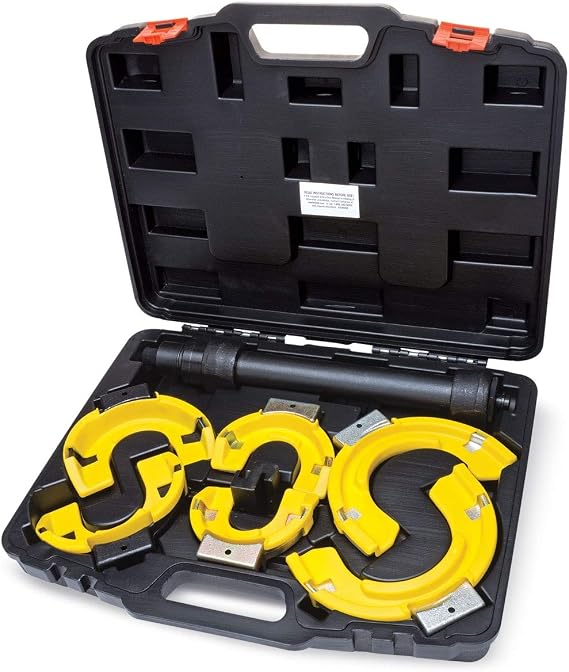 Eastwood Macpherson Interchangeable Fork Strut Coil Spring Compressor Extractor Tool Set Style