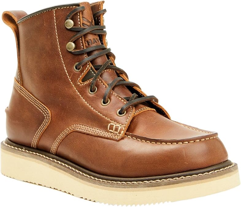 Hawx Men's Men'S 6" Lace-Up Moc Work Boot Soft Toe - Bhx00r0w402