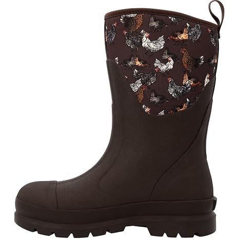 MUCK Women's Chore Classic Mid Work Boot, Brown, Size 11(M)