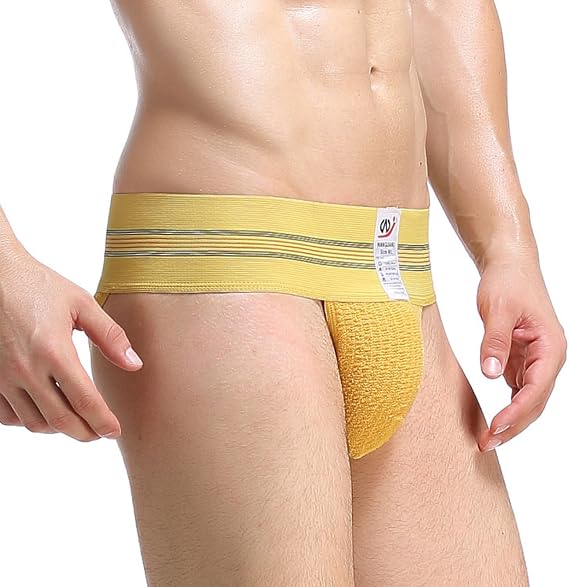 Athletic Supporter Jockstraps Underwear Jockstrap For Men Men's Triangle Briefs High Rise Loose Breathable