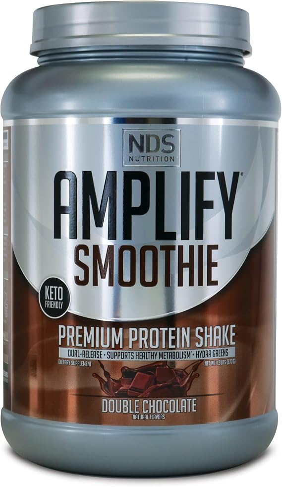 AMPLIFY NDS Nutrition Smoothie Whey Protein Double Chocolate - 30 Servings