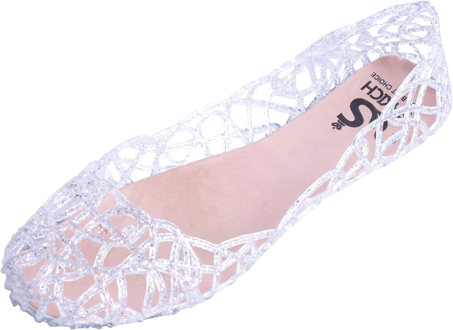 Dear Time Women Flat Heel Summer Beach Jelly Shoes