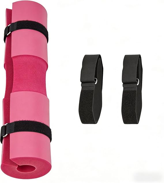 Barbell Pad for Squats, Hip Thrusts & Lunges - High-Density Cushion Squat Pad for Standard Barbells Neck & Shoulder Protector Anti-Slip Weightlifting Barbell Pad for Gym Fitness
