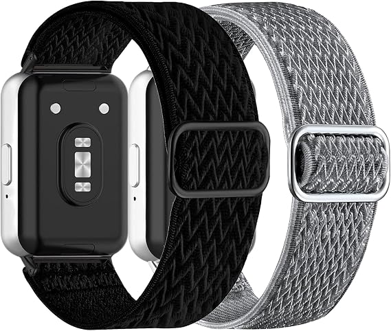 2 Pack Nylon Straps Compatible for Samsung Galaxy Fit 3 Strap