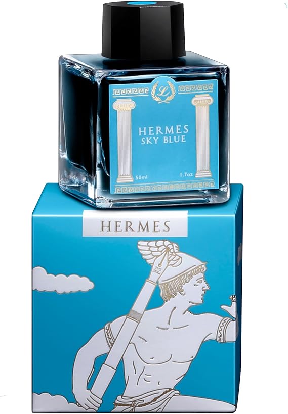 Laban Greek Mythology II Fountain Pen Ink - Hermes Sky Blue (50ml)