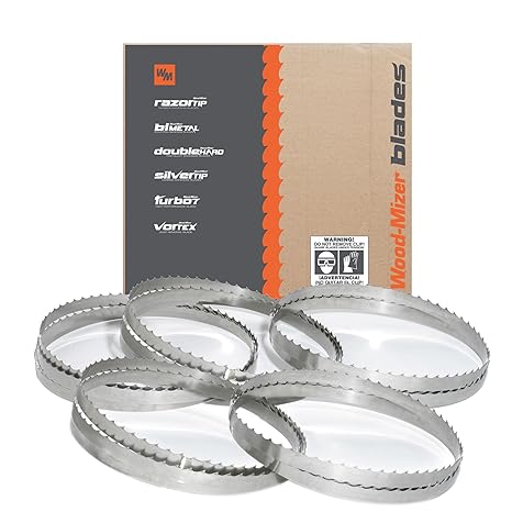 144" Sawmill Bandsaw Blades 5-Pack - DoubleHard 10 All-Purpose Sawing