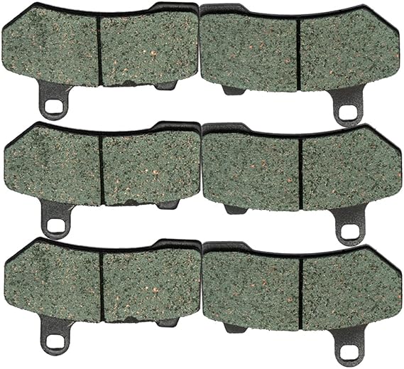 Front Rear Brake Pads compatible with Harley Night Rod | Non-sintered, organic, aramid fiber, compatible with Harley VRSCD Night Rod 2005-2008