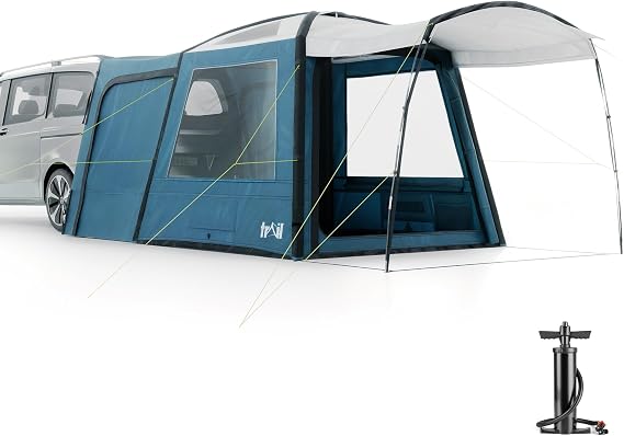 Trail Tailgate Air Driveaway Awning with Pump, Campervan Rear Extension