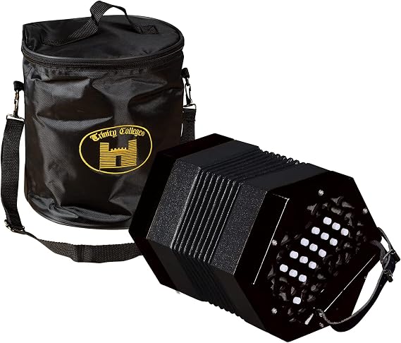 Trinity College AP-1130 Anglo-Style Concertina 30-Button - Black