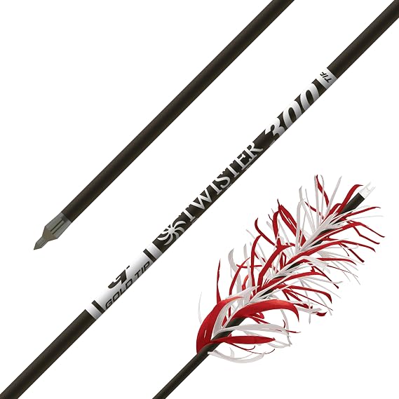Gold Tip Twister Flu-Flu 300 Each Arrows