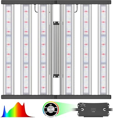 HPF4000 LED Grow Lights 4x4 ft Flower Coverage with LM301B Diodes & MeanWell Driver, Dimmable Daisy Chain Commercial Grow Light Bar, Enhanced Red Full Spectrum 3000k 4000k 660nm