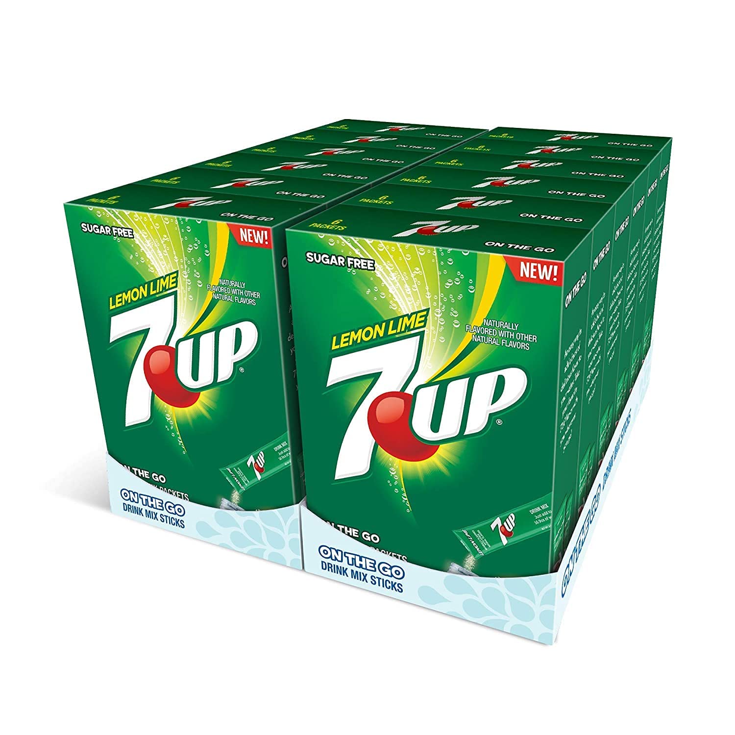 7-UP Powder Drink Mix Sugar Free & Delicious