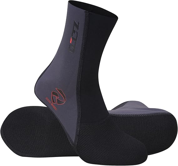 ZCCO 1.5/3mm Neoprene Diving Socks, Men Women Youth, Swim Socks for Diving, Snorkeling, Water Sports