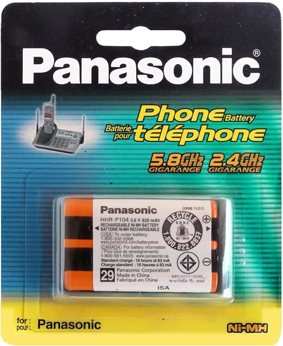 Panasonic Cordless Telephone Battery (HHR-P104A)