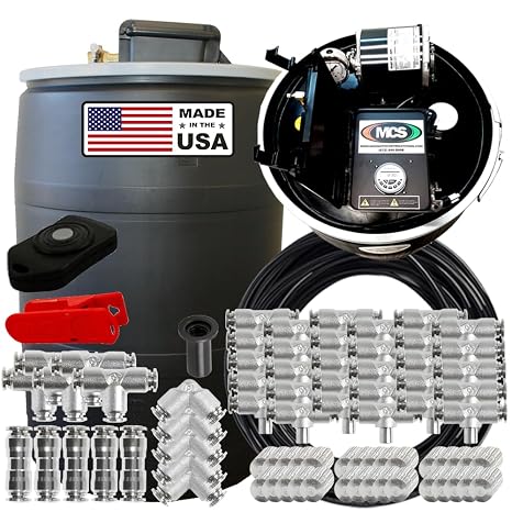 MCS Products Gold Insect Misting System - for Mosquitos, Flies, Pests, Repairs, Expansion, Tune-up, Backyard, Patio, Barns, Gardens, Greenhouses, Farms, Stables