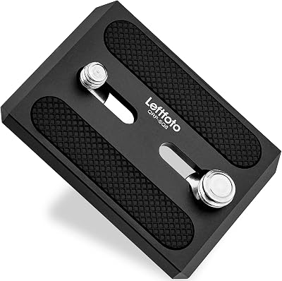 Leftfoto Camera Tripod Quick Release Plate for Sachtler Fluid HeadsFSB6T, FSB8T, FSB10T,14II,DV10 33, DV10 55,DV 2, DV 4, DV 6, DV 8, DV 8100 Series - Replace Touch & Go Plate S