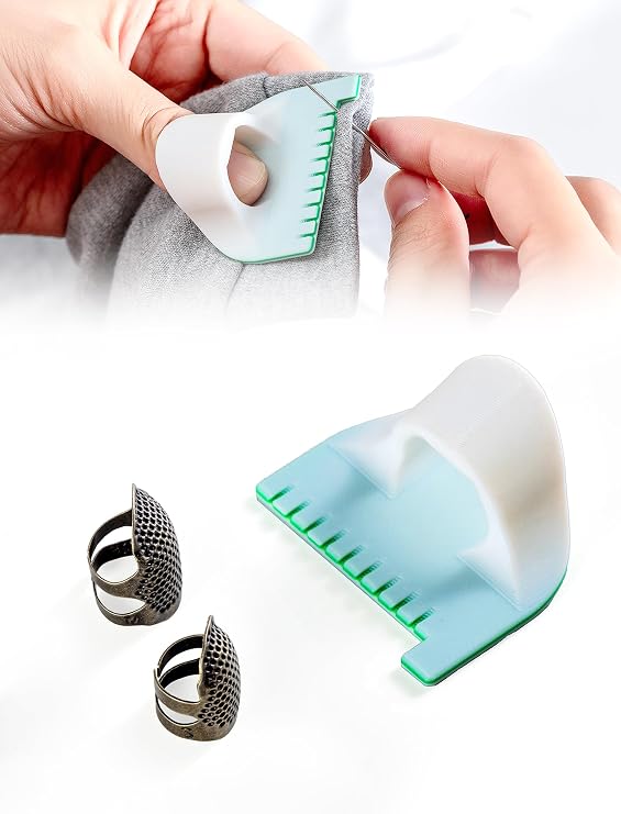 Sewing Template Kit, Thimble Finger Protector, Quilting Templates Ruler