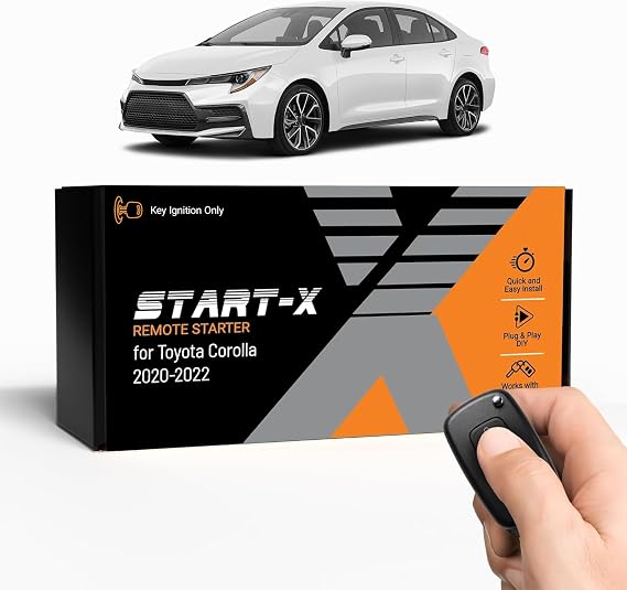 Start-X Car Remote Starter Kit for Non-Hybrid Toyota Corolla (2020-2022)